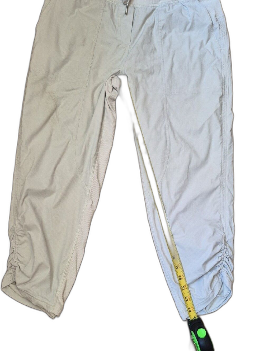 Lululemon Dance Studio Mid-Rise Crop Pants White Off White Size 8 - Picture 2 of 8